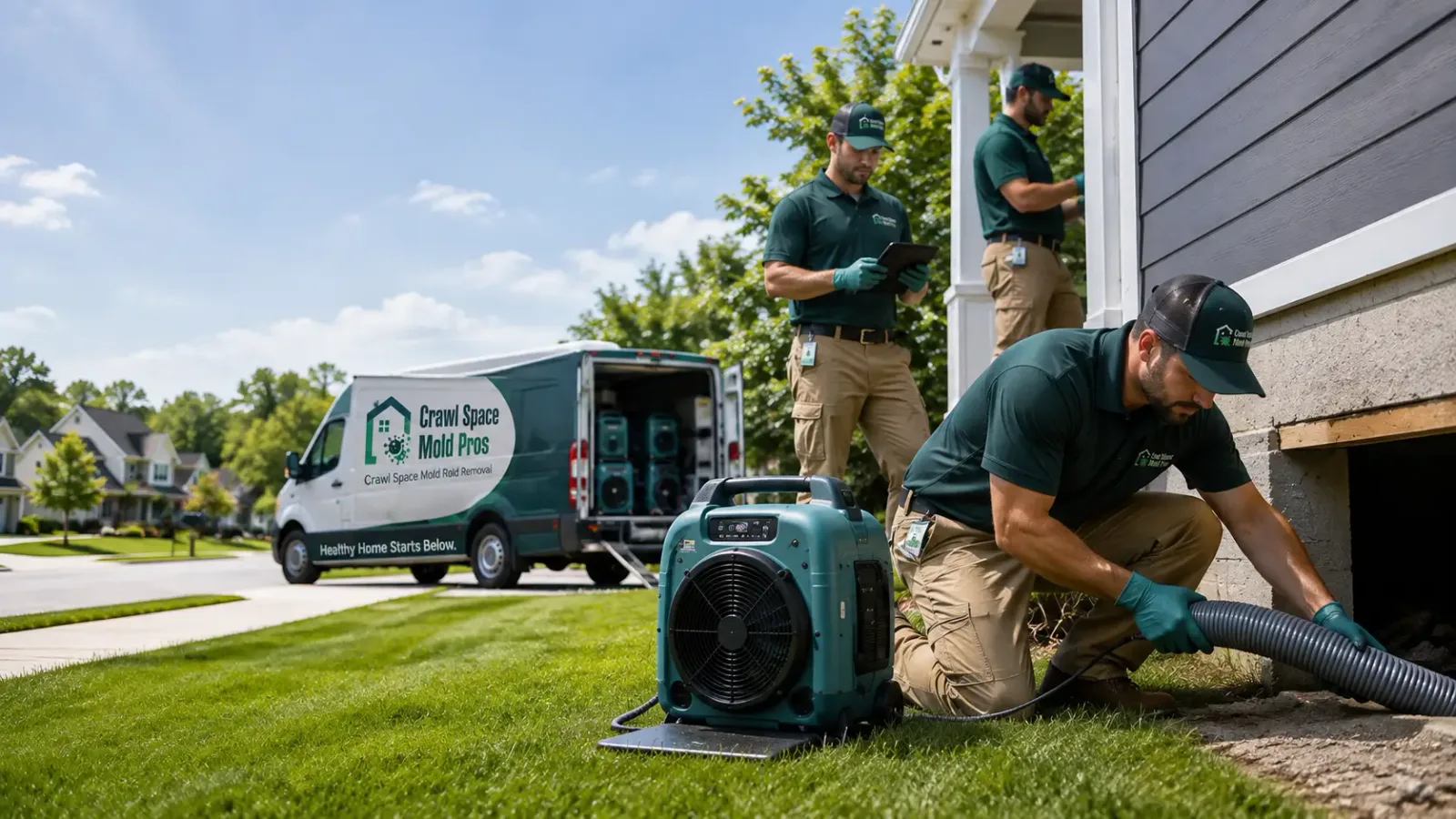 Crawl Space Mold Removal in Littleton, NC